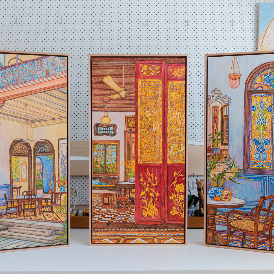 Kean Onn See Australian Artist Nouveau Window Sarah Birtles
