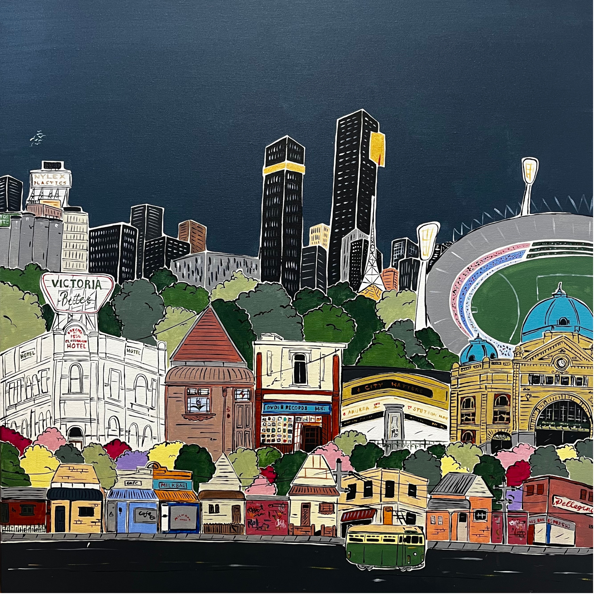Charlie Nanos - Building Blocks – SARAH BIRTLES Gallery