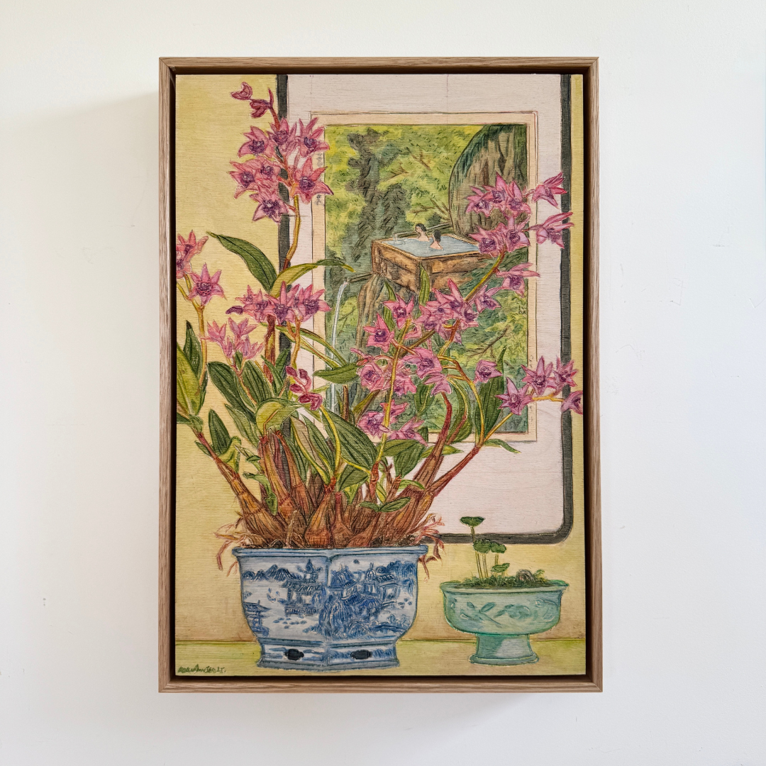 Kean Onn See - Bathing on the Rocks (Rock Orchid and Shiro Kasamatsu)