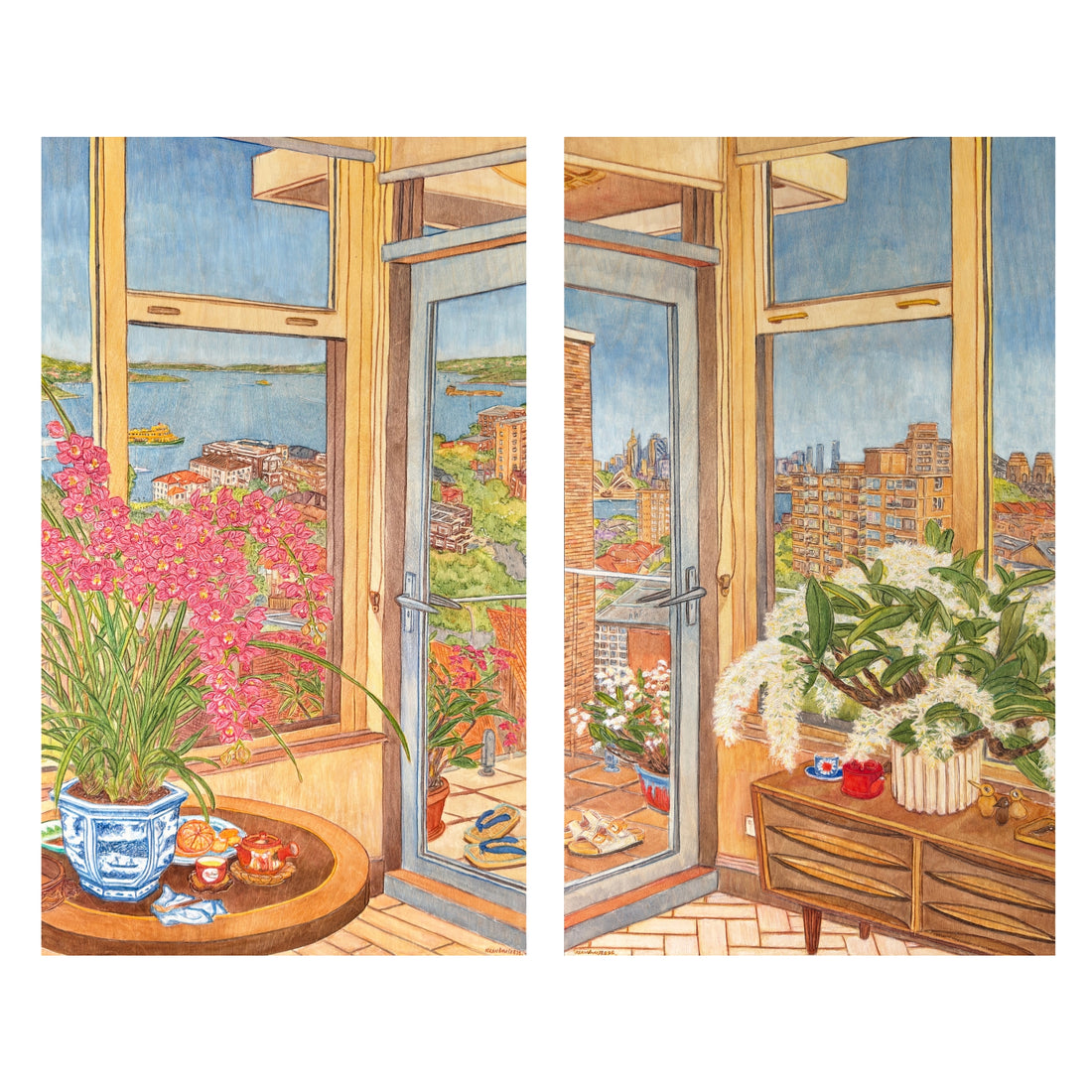 Kean Onn See - Cymbidiums at Kirribilli Wharf