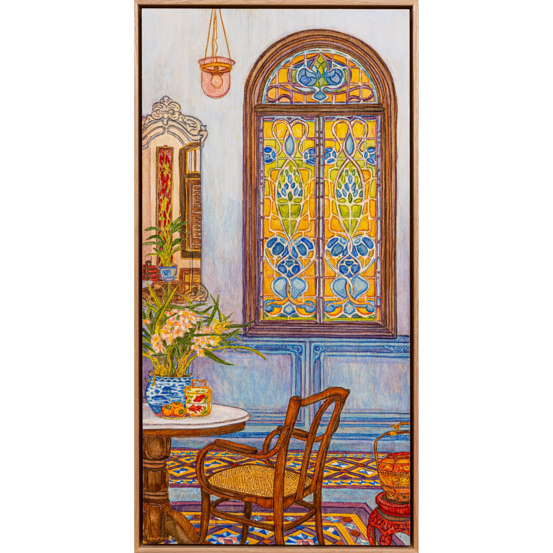 Kean Onn See Australian Artist Nouveau Window Sarah Birtles