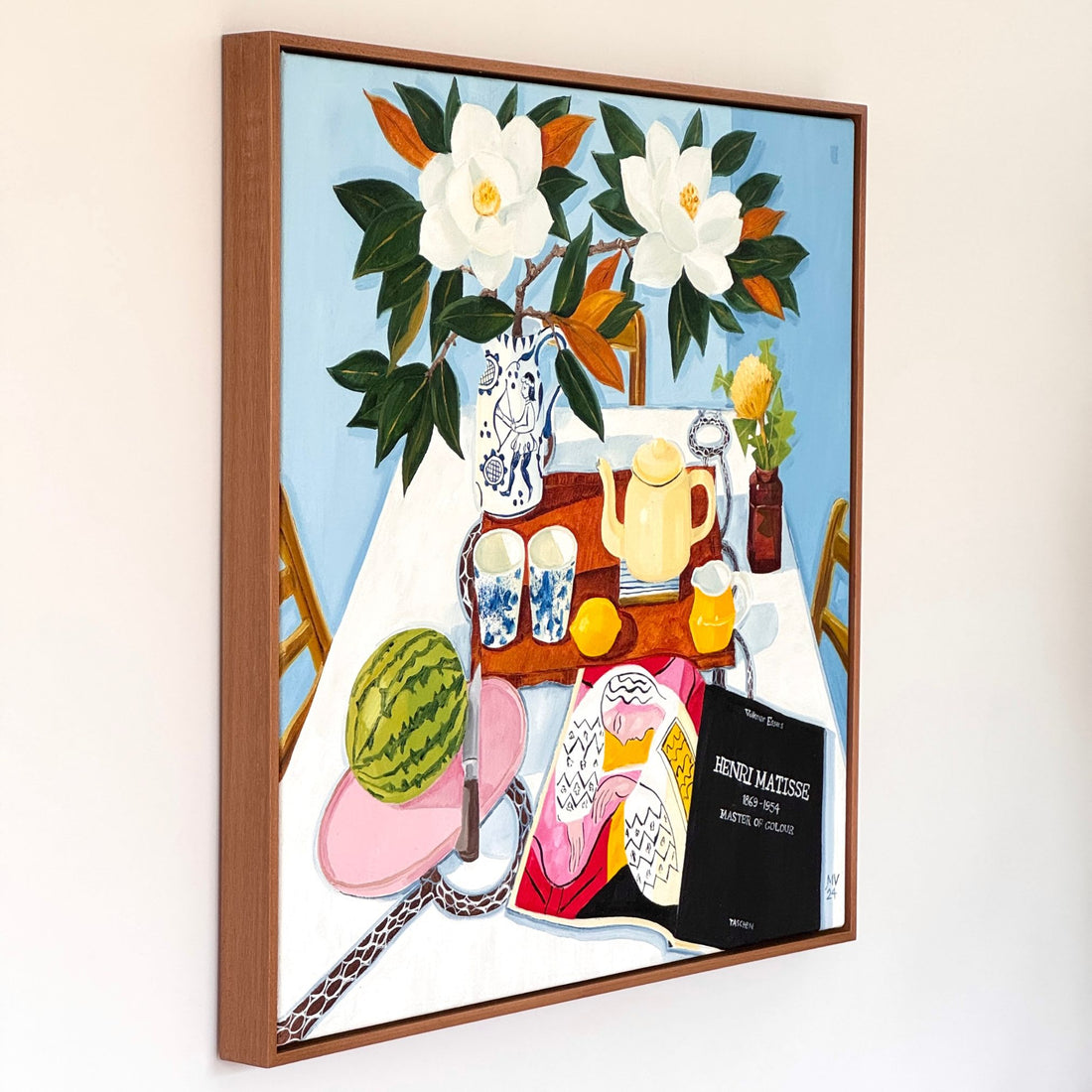 Melanie_Vugich_Southern_Magnolias_Oolong_Tea_for_Two_Australian_artist_SARAH_BIRTLES_art_advice