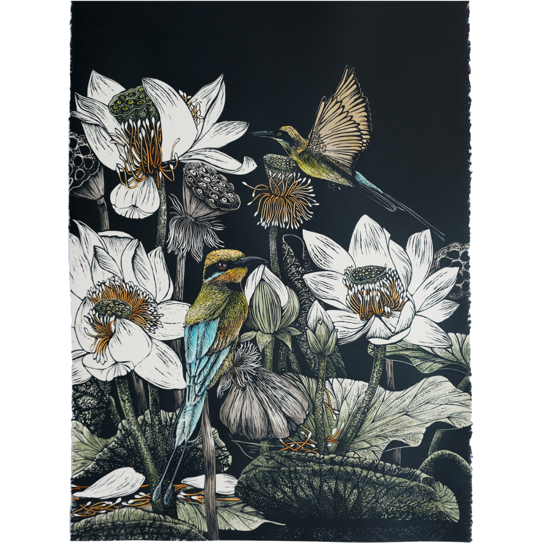 Peta West - Sacred Shelter, Plate III (Framed)