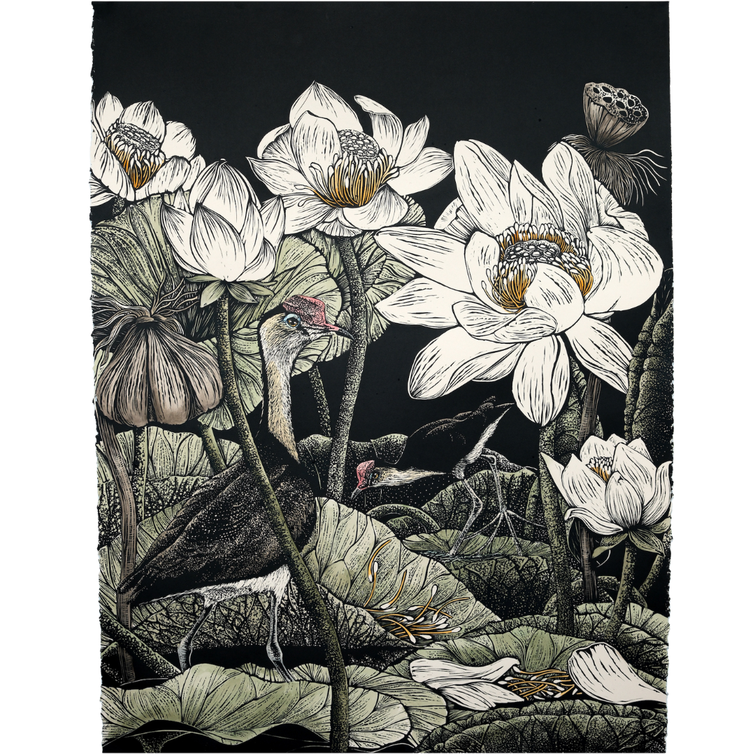 Peta West - Sacred Shelter, Plate I (Framed)